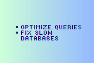 fix slow sql queries and improve database performance