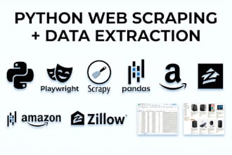 do python web scraping scripts playwright task automation data extraction amazon