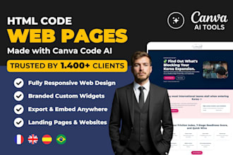 create a professional carrd landing page or website