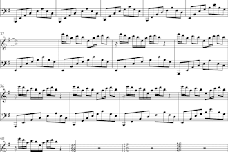 create custom piano sheet music from any song