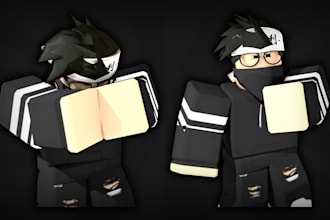 make a custom render of your roblox avatar