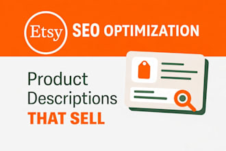 write SEO optimized etsy product titles and descriptions