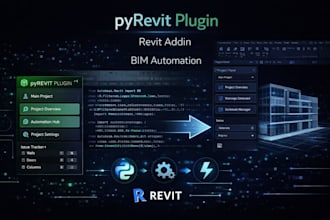 build pyrevit plugin, revit addin and custom bim automation tools