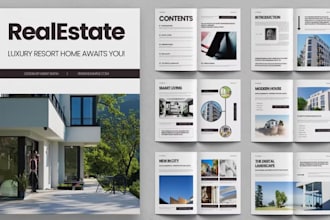 design investor ready real estate om, prospetus, property listing presentation