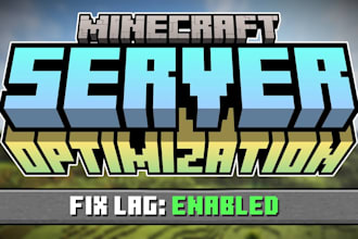 design and optimise your minecraft server