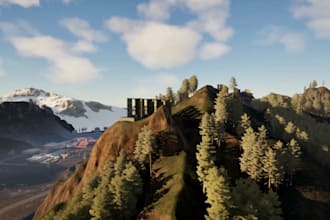 create stunning unreal engine 5 cinematic product shots and game trailers