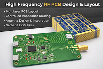 design high frequency rf multilayer pcb impedance control antenna altium gerbers