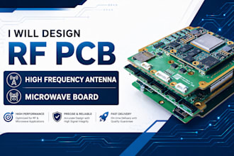 design rf pcb, high frequency antenna and microwave board