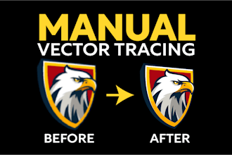 vectorize, redraw, and recreate your logo professionally