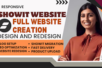design or customize showit website template redesign showit site update showit