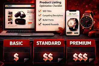 product listing for sellers