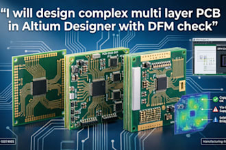 design complex multi layer pcb in altium designer with dfm check