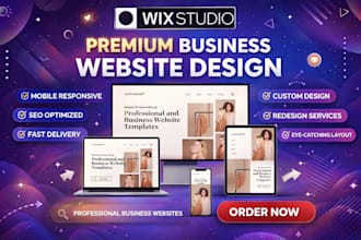 design and redesign, migrate wix studio photography website wix studio expert