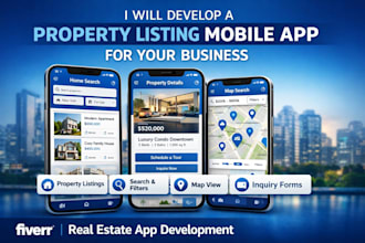 develop a property listing mobile app for your business