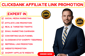 clickbank affiliate link promotion affiliate marketing teespring redubble etsy