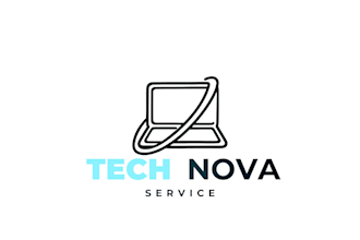 design a modern minimalist tech logo for your business