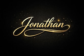 do design stylish name and text graphics