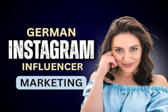 do german instagram influencer marketing research youtube tiktok marketing VA