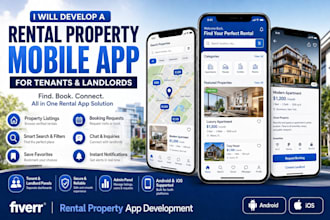 develop a rental property mobile app for tenants and landlords