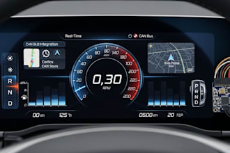 develop car digital instrument cluster and speedometer with can bus integration