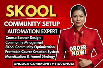 setup skool online course community circle skool online community manager