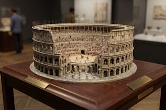 create historical concept art and educational dioramas