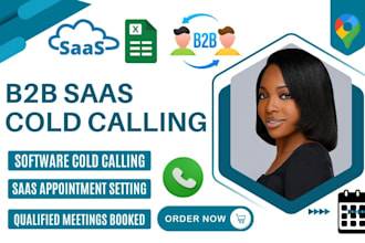 do b2b saas cold calling and appointment setting for software