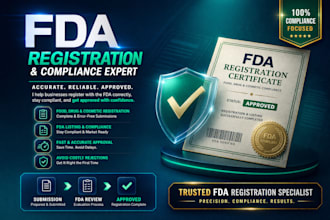 fda registration, 510k submission, food labeling, import permit