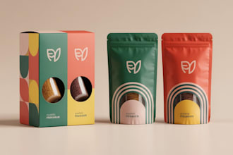 make creative packaging design with print ready files