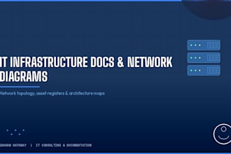 create professional IT infrastructure documentation and network diagrams