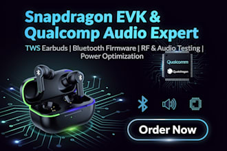 snapdragon evk qualcomm audio tws earbuds firmware dev and rf testing rsp cm4