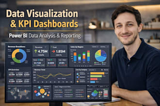 data visualization KPI dashboard power bi data analysis and reporting