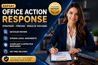 respond to trademark, uspto, office action, patent registration and objection