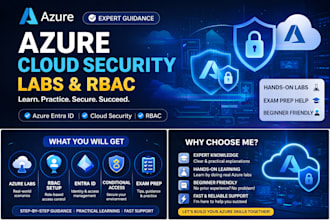 teach azure cloud security labs and rbac