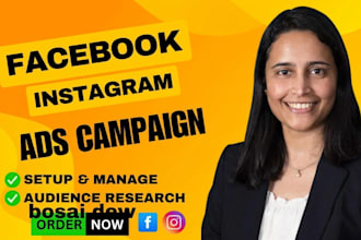 setup and manage facebook ads, conversion with fb pixel and meta ads campaign