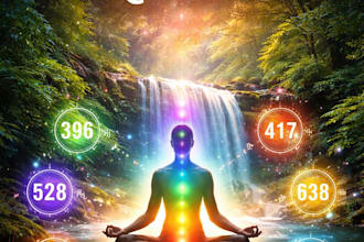 create custom meditation music with healing solfeggio frequencies