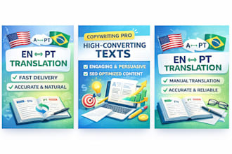 translate english to portuguese and portuguese to english