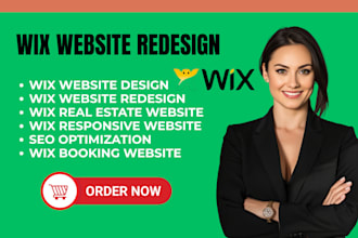 design wix website, wix hotel booking and wix redesign