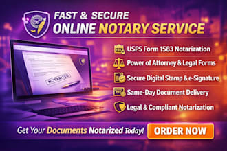 notarize documents remote USA and international notary public