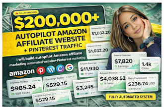 build autopilot amazon affiliate marketing  automated websitepinterest marketing