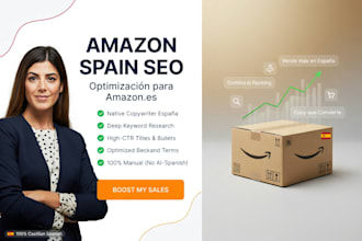 write high converting amazon SEO listing optimization in spanish for amazon es
