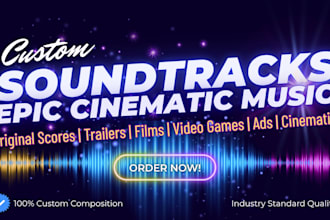 produce epic cinematic music composer for film game and music video soundtracks