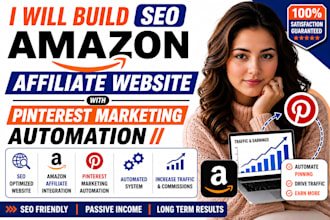 build an SEO amazon affiliate website with pinterest marketing automation
