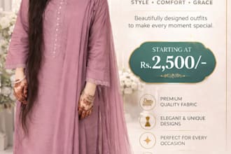 create unique and elegant dress designs for you