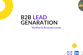 do b2b lead generation and email list building