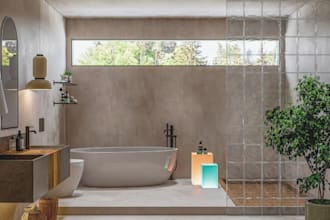design your 3d bathroom interior with realistic rendering