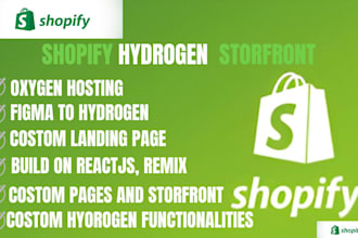 build a shopify hydrogen headless store with oxygen builder