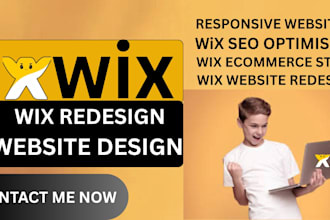 wix website redesign, wix website design, wix website revamp, wix website design