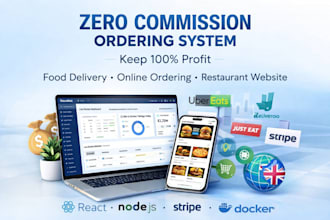 build a zero commission food delivery app or restaurant ordering system