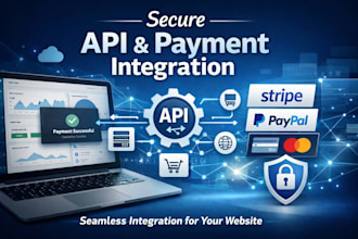 integrate API or payment gateway into your website for seamless transactions